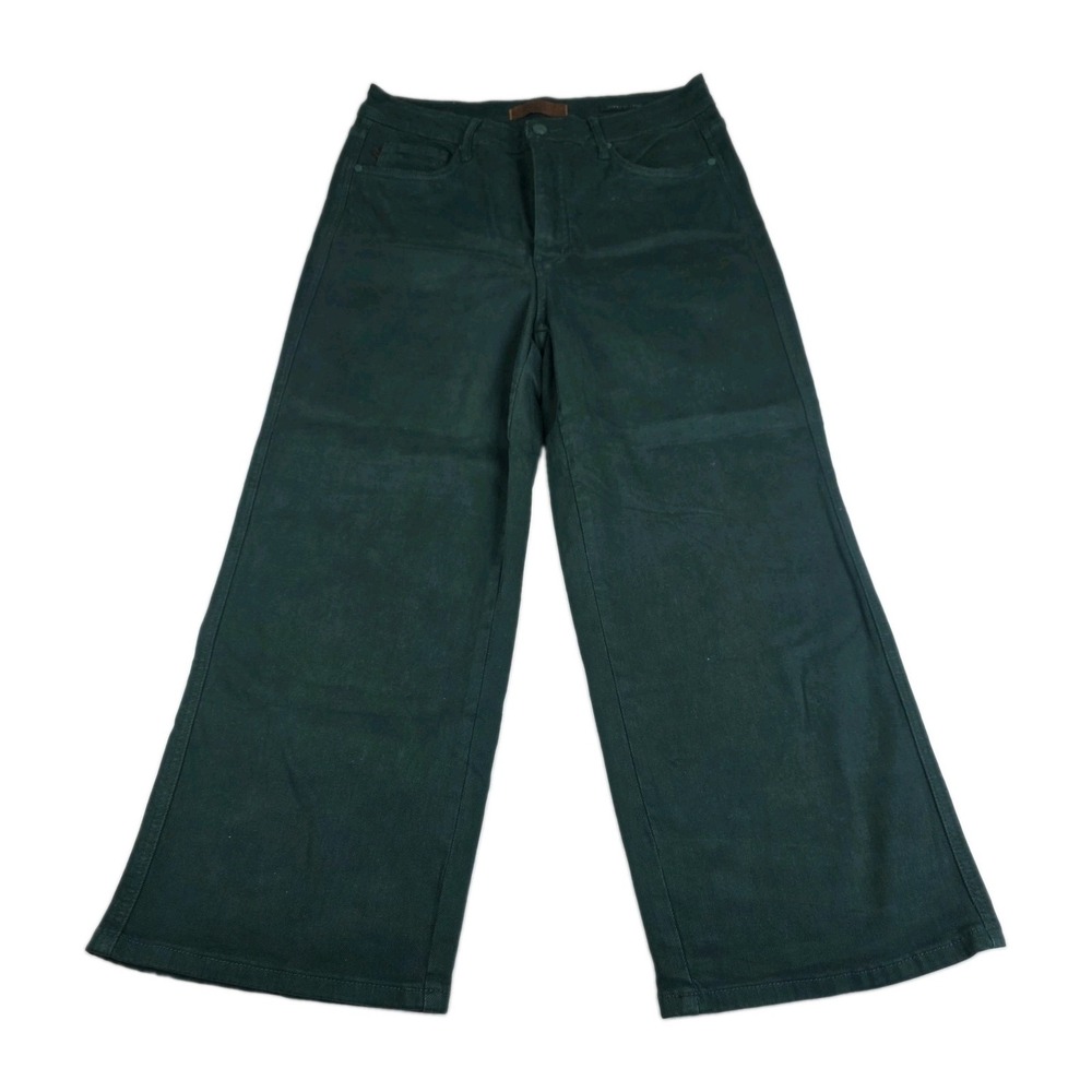 Judy Blue Jeans Womens Size 13/31 High Waisted Tummy Control Cropped Wide Leg